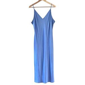 Express Sleeveless Satin Slip Dress